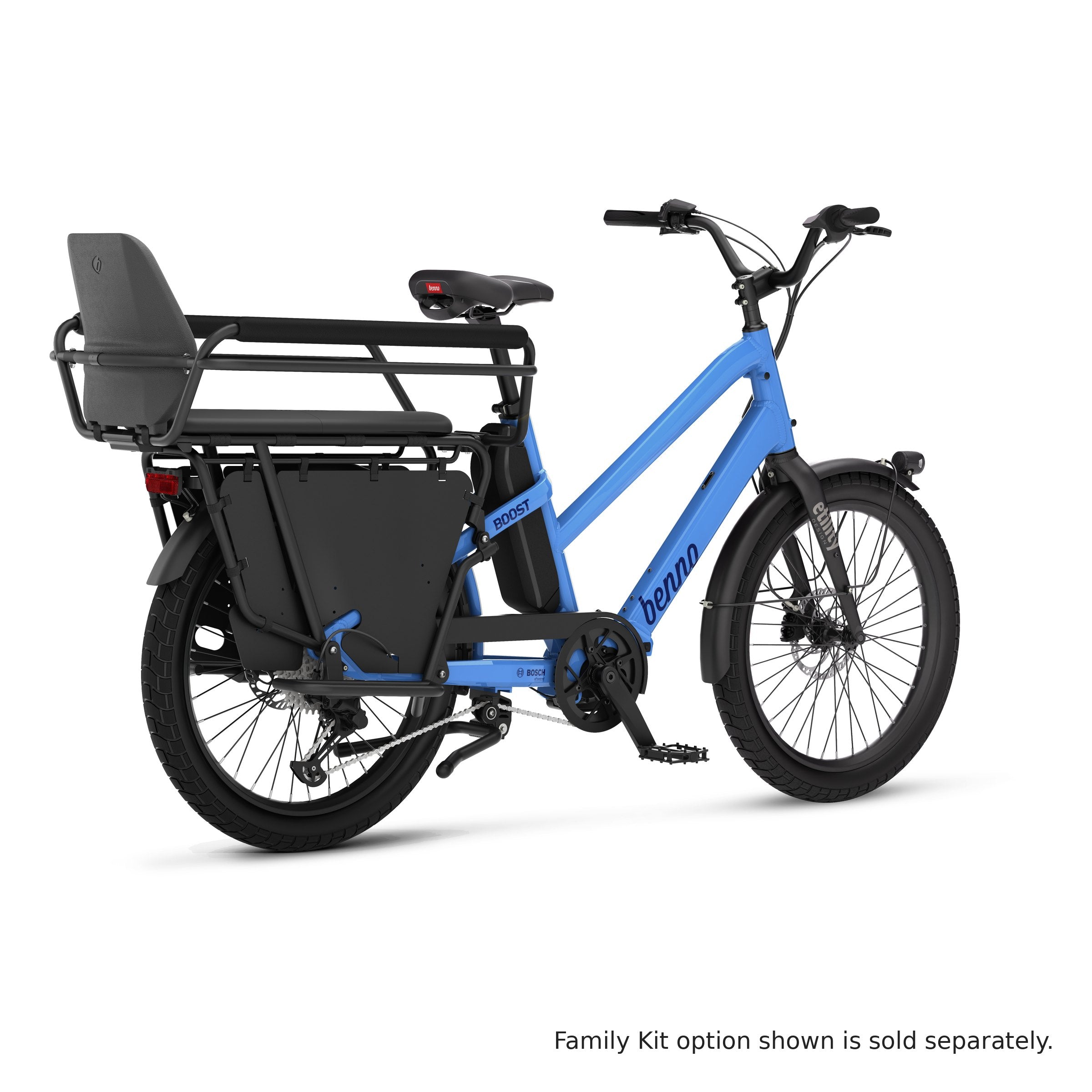 Boost 10D EVO 7 Performance Sport 540Wh Dutch Blue – Family Kit option shown is sold separately