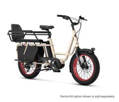 RemiDemi XL 10D EVO 2 Performance CX 540Wh Cream Puff – Family Kit option shown is sold separately