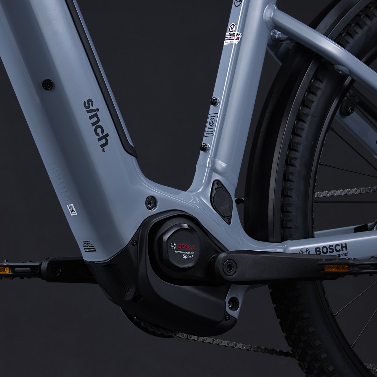 Sinch Jaunt EZ 4 e-bike in Coastal Alloy