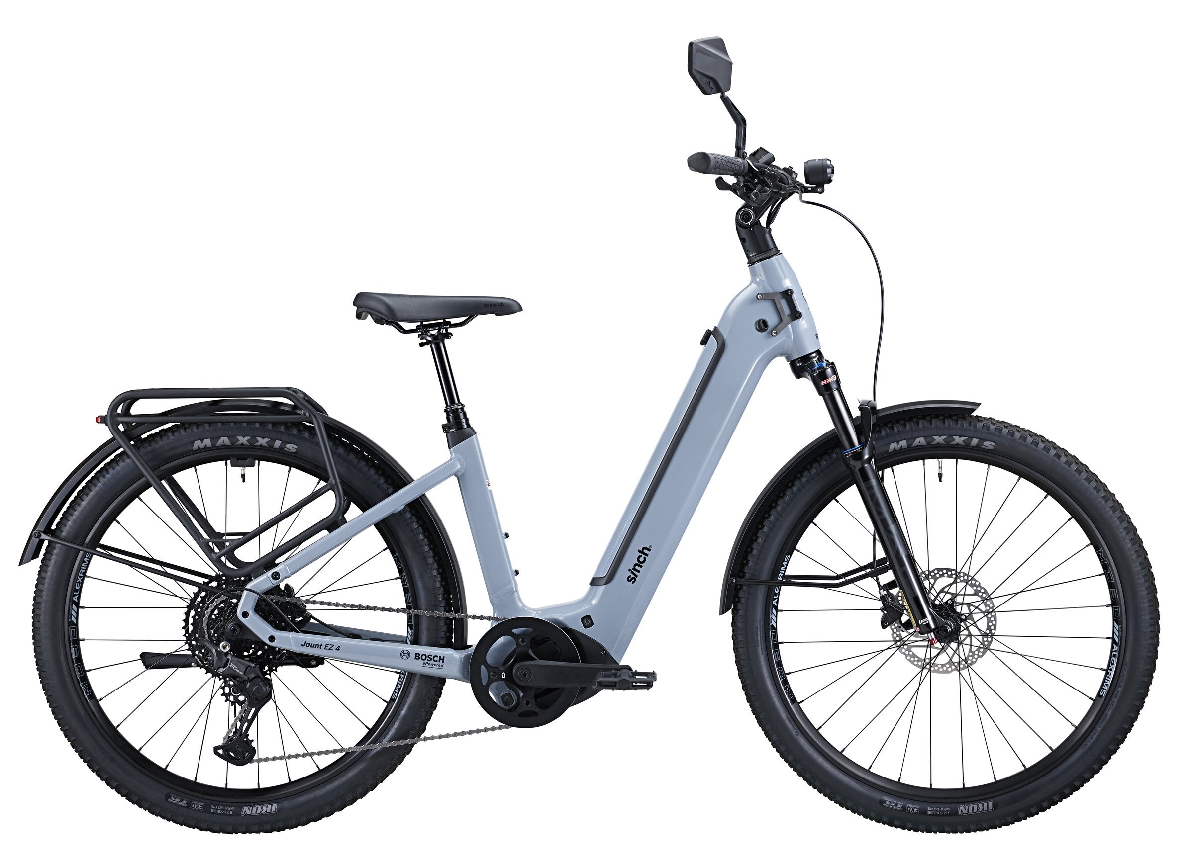 Sinch Jaunt EZ 4 e-bike in Coastal Alloy