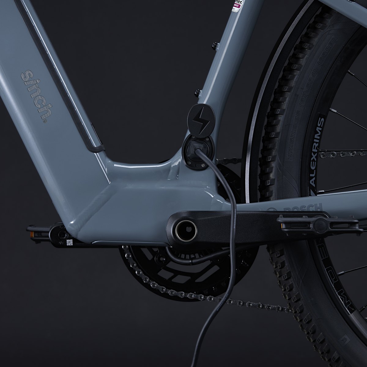 Sinch Jaunt EZ e-bike in Coastline Grey