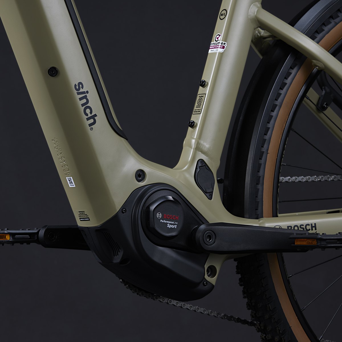Sinch Mode AT 4 e-bike in Summit Stone