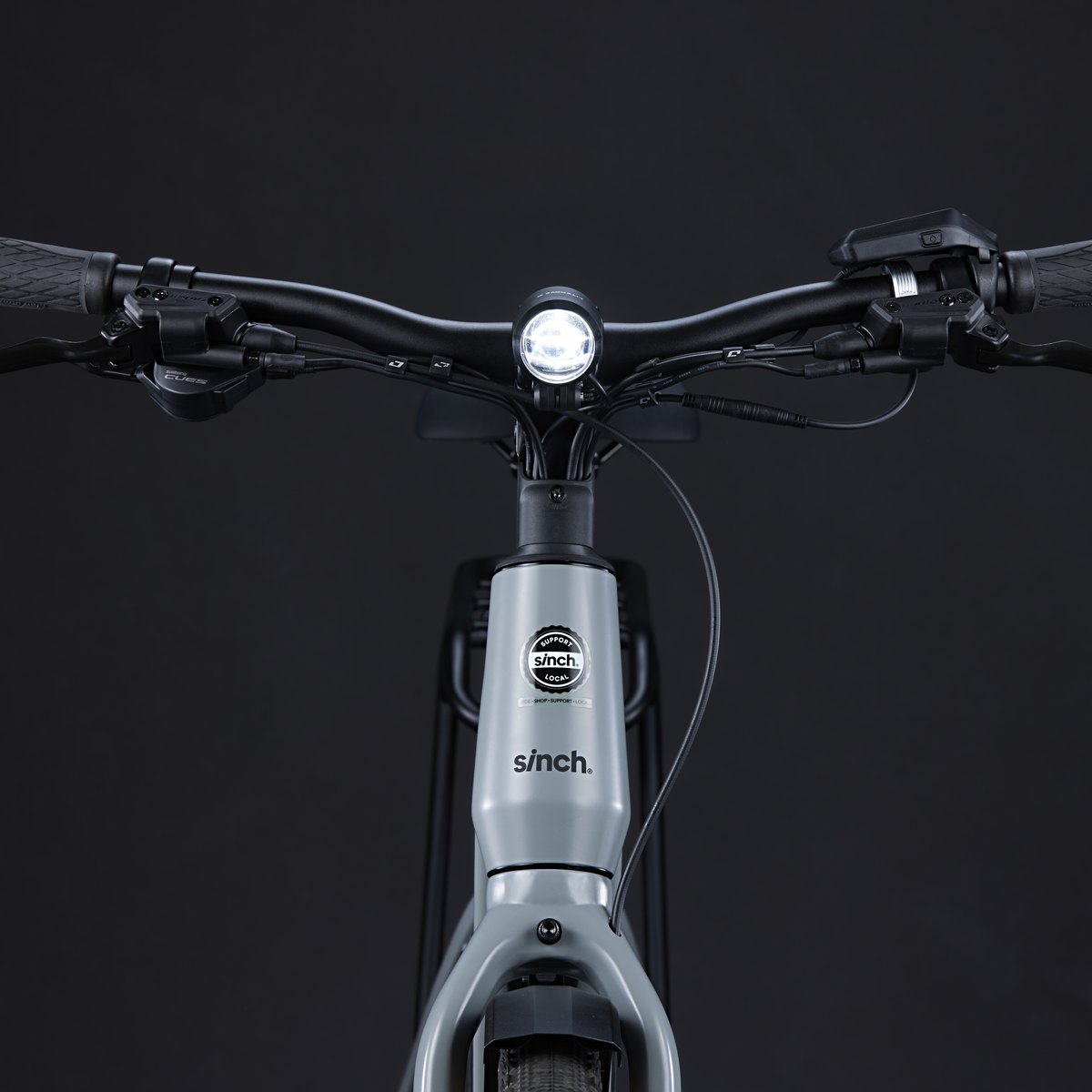 Sinch Rush e-bike in Matte Metro Grey