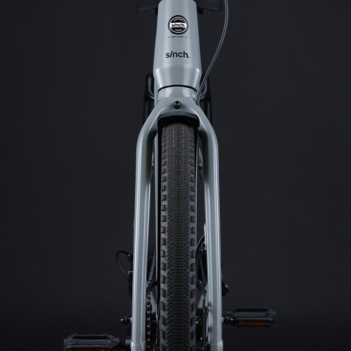 Sinch Rush e-bike in Matte Metro Grey