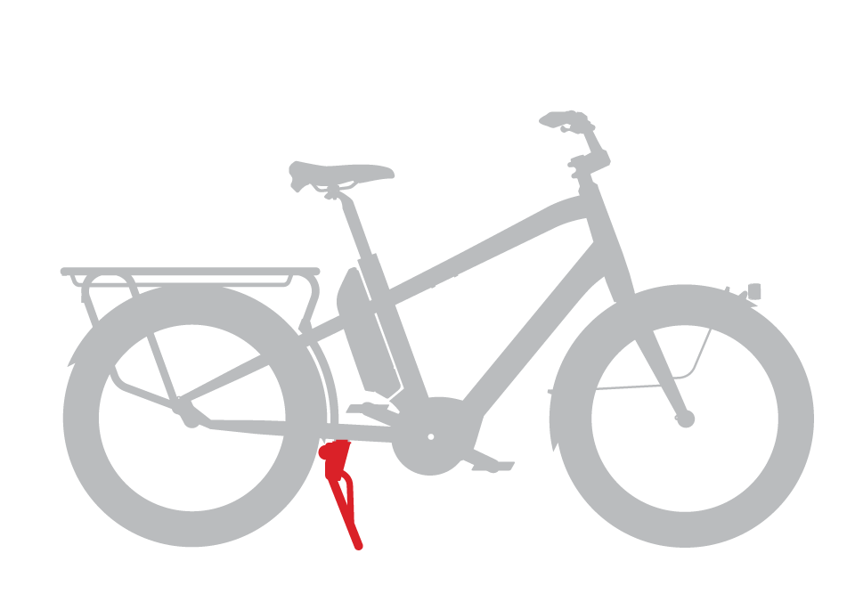 BOOST DUAL KICKSTAND LIGHT (BOOST EVO 3 AND UP) BLACK