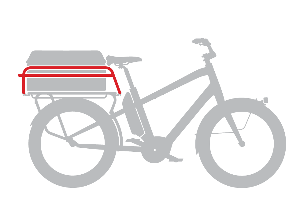 HIGH RAIL PLUS  (BOOST EVO 4 AND UP /  REMIDEMI XL ) BLACK