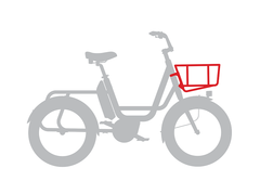 CITY FRONT BASKET BLACK