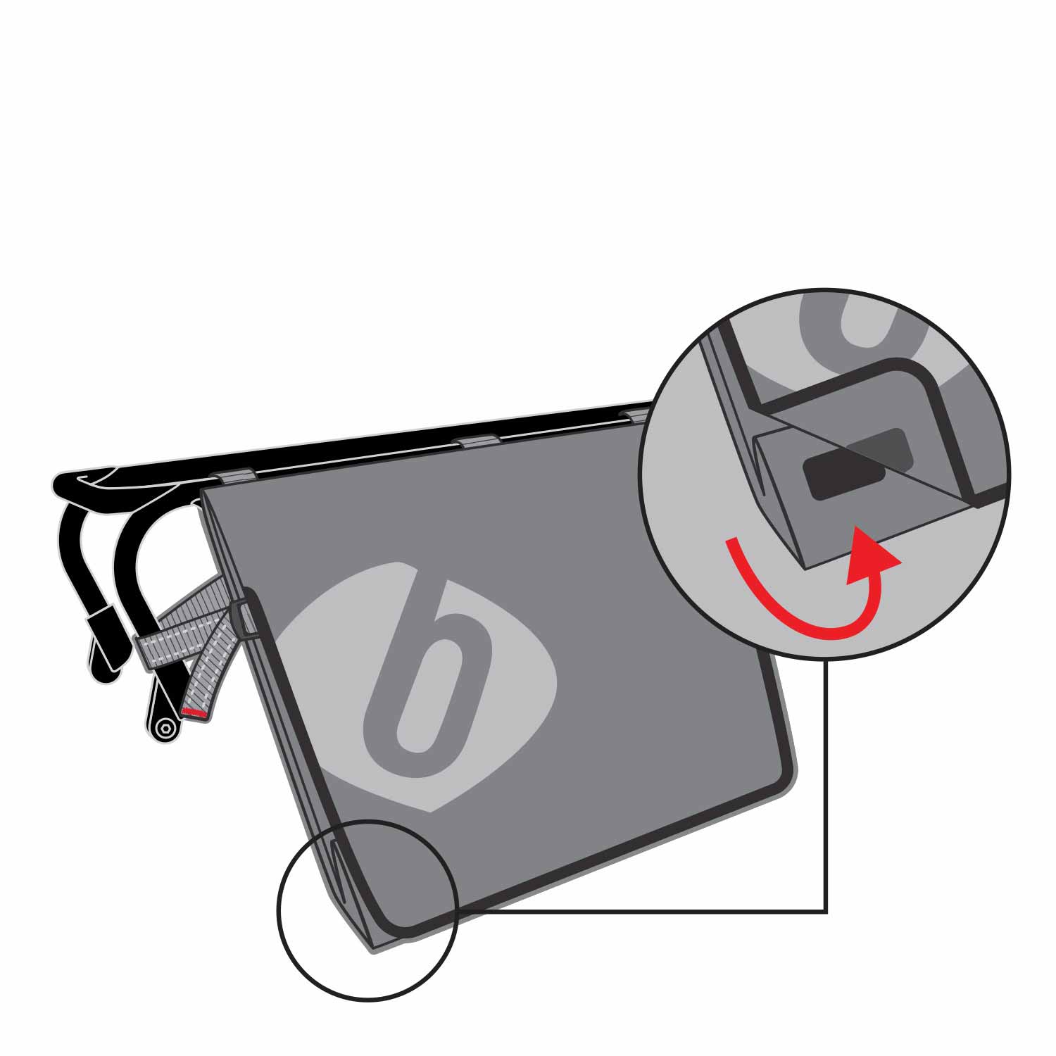 UTILITY PANNIER BAG - WATERPROOF 35L BLACK